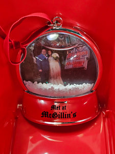 "Met at McGillins" Snow Globe Ornament/Magnet