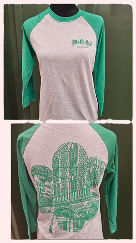 Shamrock Baseball Tee