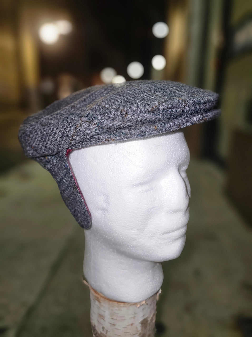 Vintage Ear Flap Tweed Cap by Hanna hats