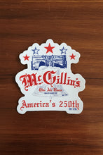 McGillin's Celebrates America's Birthday Sticker Collection