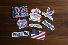 Collection of patriotic stickers