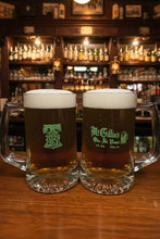 Two throwback glass mugs with 'McGillin's Ole Ale House' 
