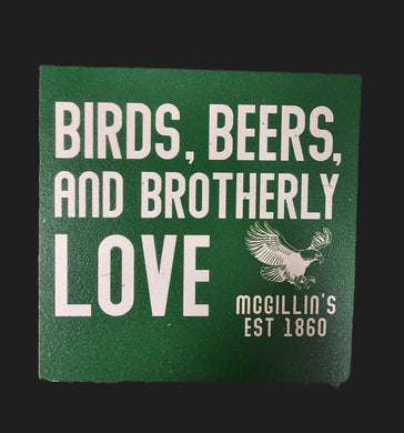 Birds, Beer and Brotherly Love Ornament