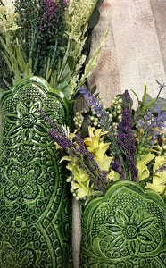Ceramic Irish Lace Wall Pockets