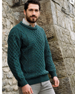 Green wool sweater 