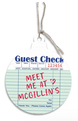 Meet Me At McGillin's Ornament