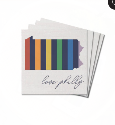 Philly Pride Coasters