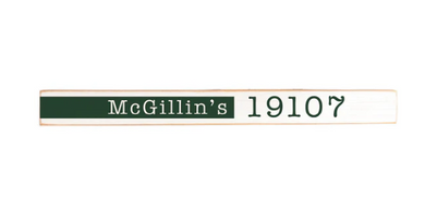 McGillin's Zip Code Skinny Sign