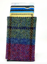 Harris Tweed Pop Up Card Holders