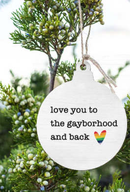 Gayborhood Love Ornament