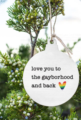 Gayborhood Love Ornament