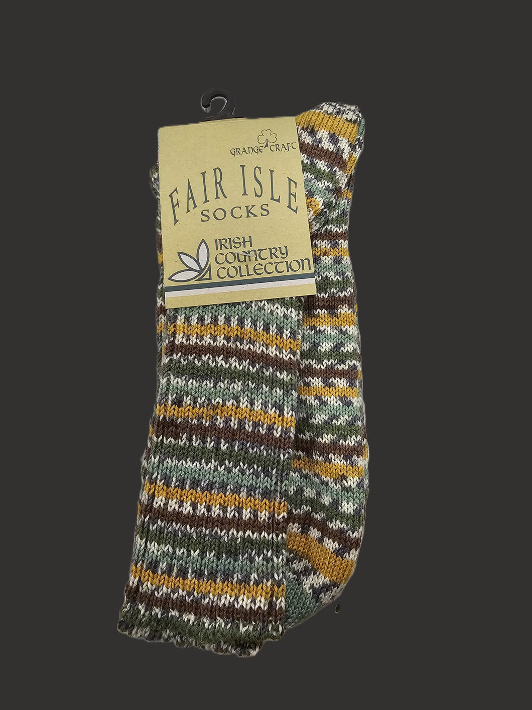 Irish Fair Isle Socks