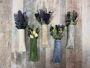 Ceramic Irish Lace Wall Pockets