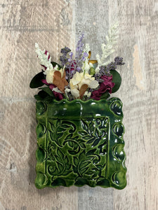 Ceramic Irish Lace Wall Pockets